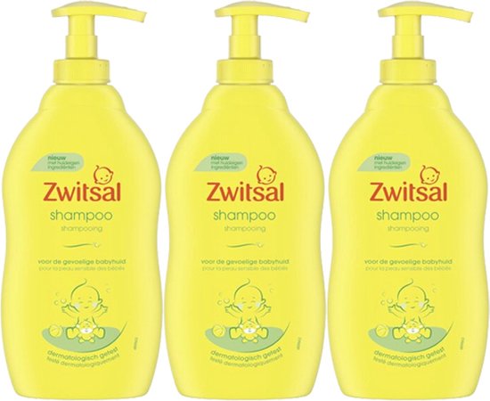 Zwitsal Baby Shampoo - 3 x 400 ml - Voordeelverpakking van Zwitsal