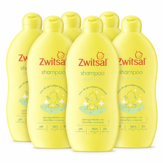 Zwitsal Baby Shampoo 400 ml – Set van 6 – Zachte Verzorging – Voordeelpak