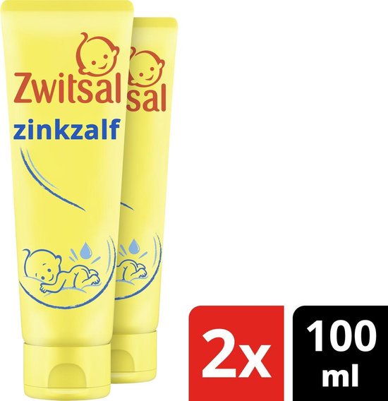 Zwitsal Baby Zinkzalf - 2 x 100 ml - Voordeelverpakking van Merkloos