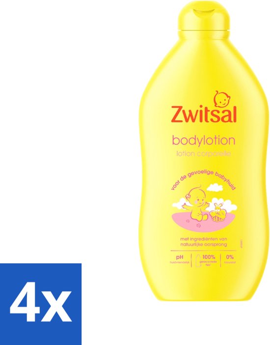 Zwitsal - Babyverzorging - Bodylotion - Extra Verzorgend en Zacht - 400 ml - Voordeelverpakking - 4 stuks van Zwitsal