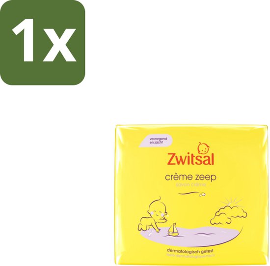 Zwitsal - Babyverzorging - Crème Zeep - Milde & Voedende Reiniging - 180 g - 1 stuk van Merkloos