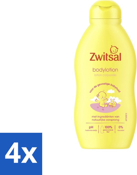 Zwitsal Bodylotion 200 ml - Voordeelverpakking - 4 stuks van Zwitsal