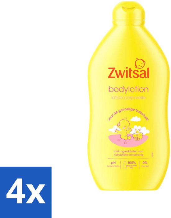 Zwitsal Bodylotion 400 ml - Voordeelverpakking - 4 stuks van Zwitsal