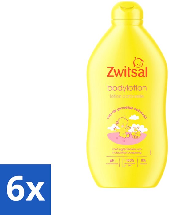 Zwitsal Bodylotion 400 ml - Voordeelverpakking - 6 stuks van Zwitsal