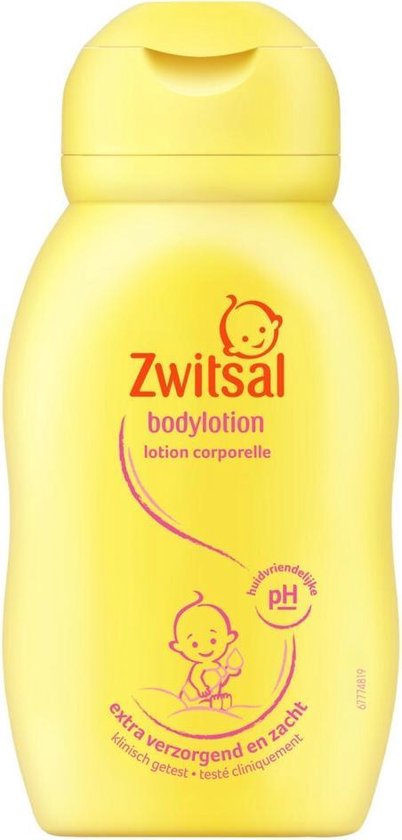 Zwitsal - Bodylotion - 75ml - Mini Reis Verpakking - 3 x 75ml - 3-Pack Voordeelverpakking van Zwitsal