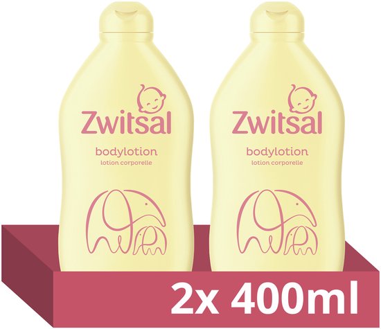 Zwitsal - Bodylotion - Baby - 2 x 400 ml van Merkloos