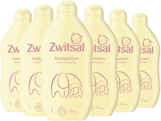 Zwitsal Bodylotion - Baby - trekt snel in zodat je je baby meteen weer kunt knuffelen - 6 x 400 ml van Zwitsal