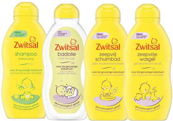 Zwitsal combinatieset: Shampoo Anti-Prik + Rijke badolie + Badschuim van Zwitsal