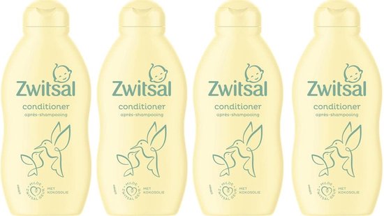 Zwitsal Conditioner / Cremespoeling - Voordeelverpakking 4 x 200 ml van Zwitsal