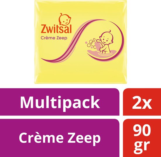 Zwitsal Crème Zeep - 2 x 90 g - Baby van Zwitsal
