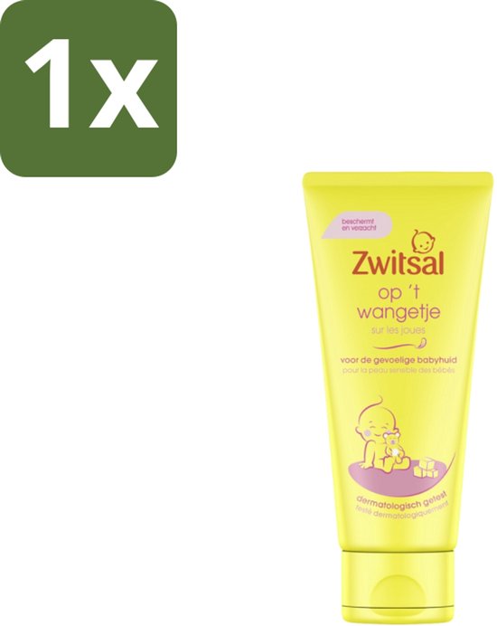 Zwitsal Gezichtscrème Op 't Wangetje 100 ml - 1 stuk van Merkloos