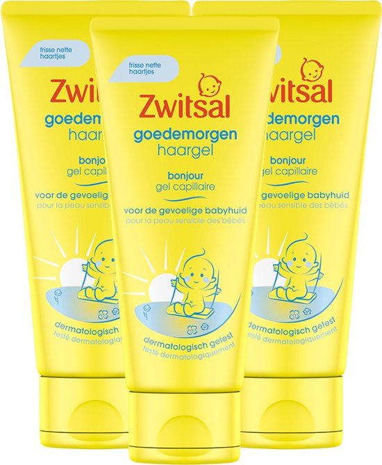 Zwitsal - Goedemorgen Haargel - 3 x 100 ml - Voordeelverpakking van Zwitsal