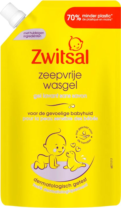 Zwitsal - Navulling Wasgel - Zeepvrij - 500ml van Zwitsal
