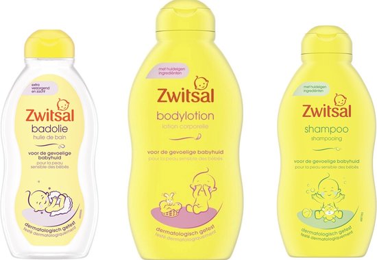 Zwitsal Pakket - Badolie / Bodylotion / Shampoo van Zwitsal