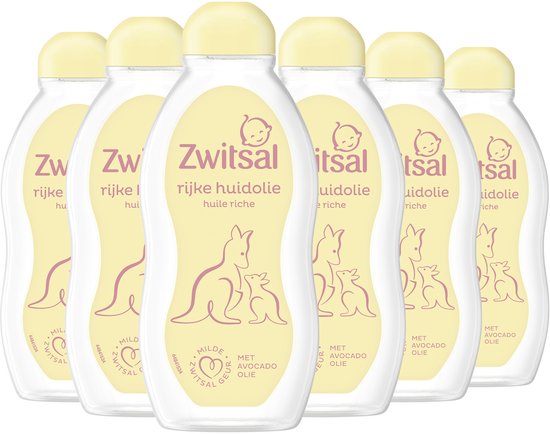 Zwitsal - Rijke Huidolie - Baby - 6 x 200 ml van Zwitsal