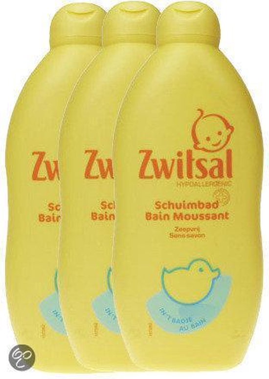Zwitsal - Schuimbad 3 x 400 ml - Voordeelverpakking van Merkloos