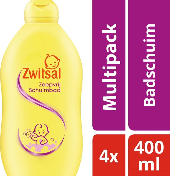Zwitsal Schuimbad 400ML 4x van Zwitsal