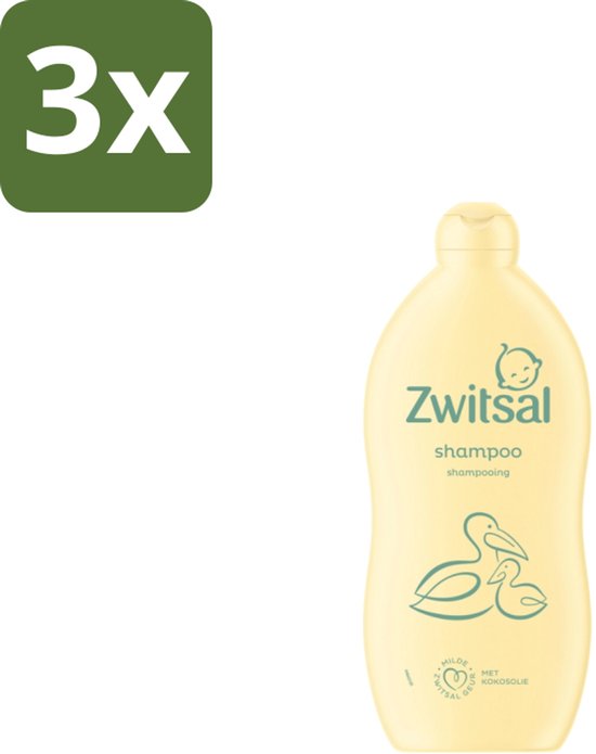 Zwitsal Shampoo 700 ml - Bulkverpakking - 3 stuks van Merkloos