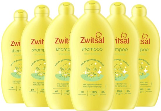 Zwitsal Shampoo Baby 6 x 400 ml Voordeelverpakking
