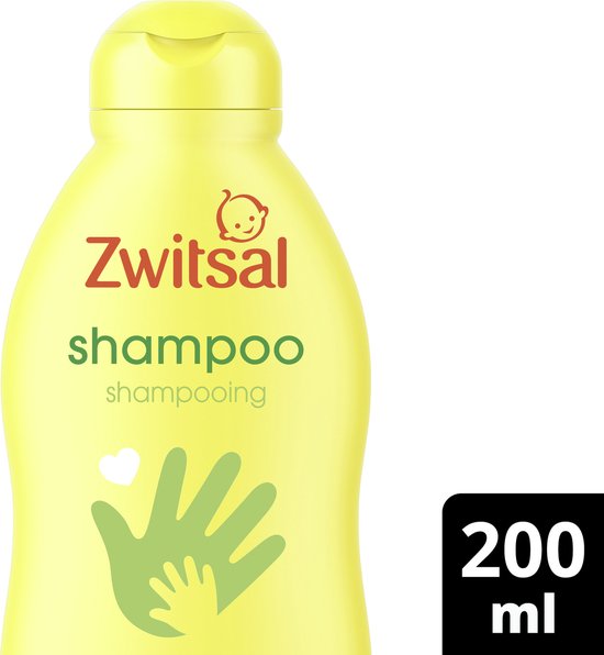 Zwitsal Shampoo - Baby - met ingrediënten van natuurlijke oorsprong zonder SLES-sulfaat - 200 ml van Merkloos