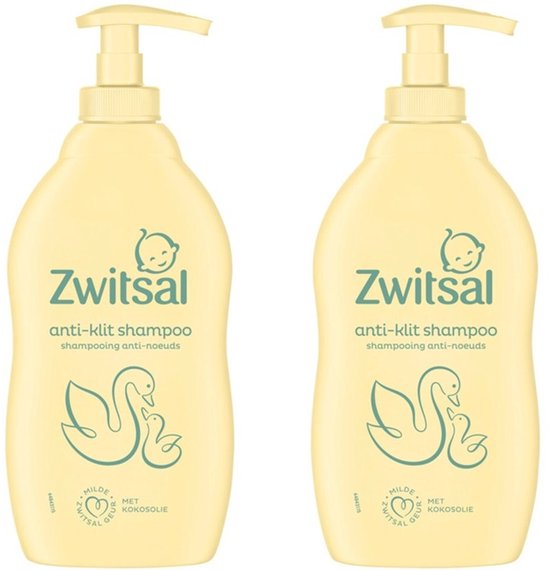 Zwitsal Shampoo Pomp - Anti-Klit 2 x 400 ml