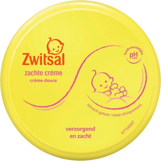 Zwitsal Zachte Creme Baby - Huidvriendelijke PH - 200 ml van Zwitsal