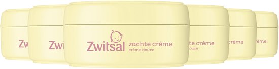 Zwitsal Zachte Crème - Baby - trekt snel in zodat je je baby meteen weer kunt knuffelen - 6 x 200 ml van Zwitsal