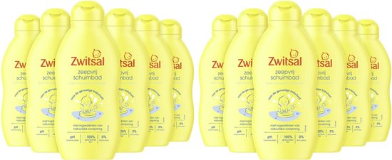 Zwitsal - Zeepvrij Schuimbad - 12 x 200 ml