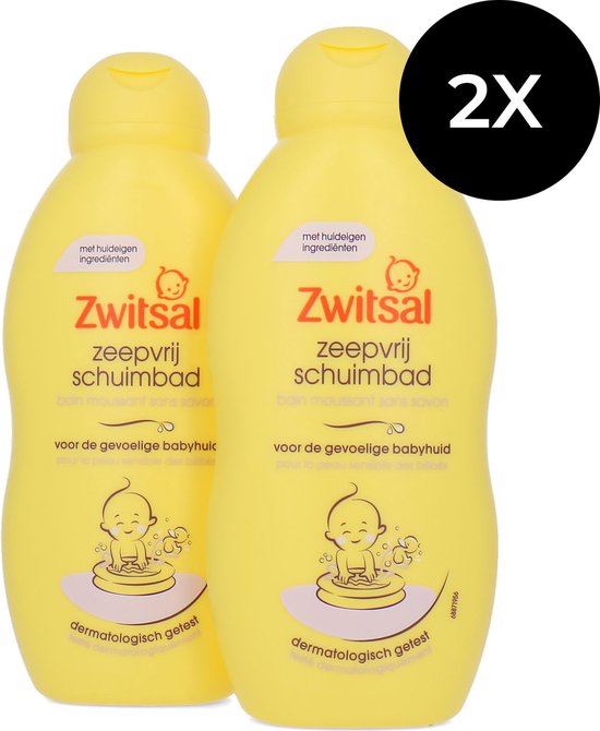 Zwitsal Zeepvrij Schuimbad - 2 x 200 ml van Zwitsal