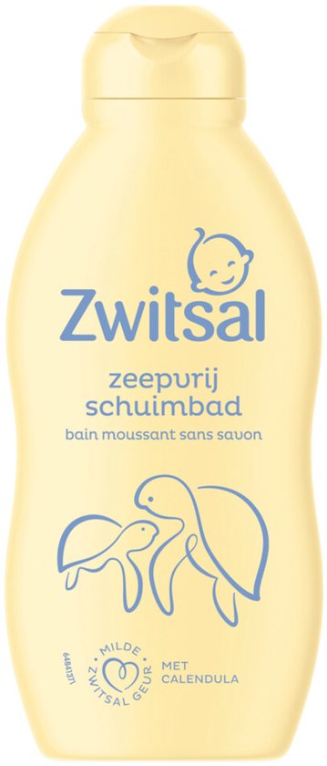 Zwitsal Zeepvrij Schuimbad 200 ml van Merkloos