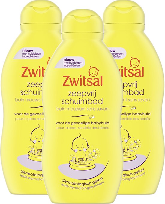 Zwitsal - Zeepvrij Schuimbad - 3 x 200 ml van Zwitsal