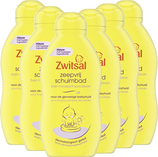 Zwitsal - Zeepvrij Schuimbad - 6 x 200 ml - Voordeelverpakking van Zwitsal