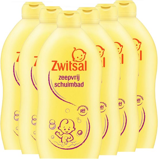 Zwitsal - Zeepvrij Schuimbad - 6 x 700 ml - Voordeelverpakking van Zwitsal