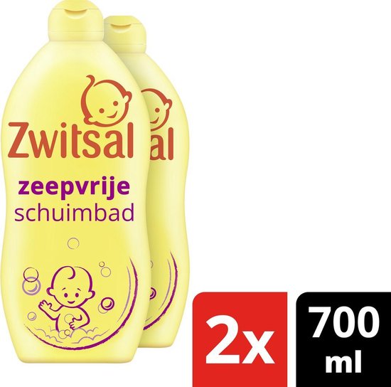 Zwitsal Zeepvrij Schuimbad Baby - 2x700 ml van Zwitsal