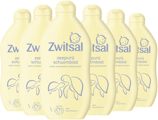 Zwitsal Zeepvrij Schuimbad - Baby - helpt de natuurlijke huidbarrière te beschermen - 6 x 400 ml van Zwitsal