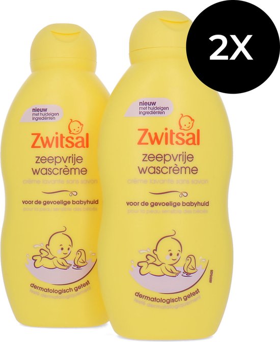 Zwitsal Zeepvrije Wascrème - 2 x 200 ml van Zwitsal