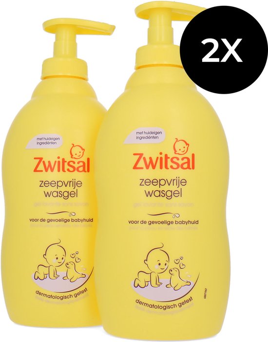 Zwitsal Zeepvrije Wasgel - 2 x 400 ml van Zwitsal