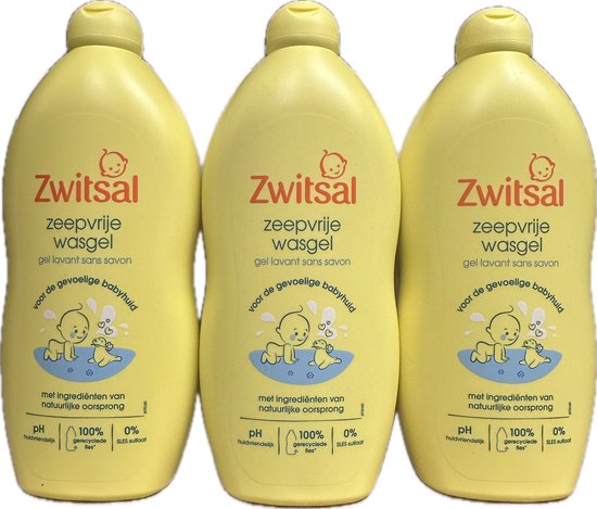 Zwitsal zeepvrije wasgel - 3 x 700 ml van Merkloos
