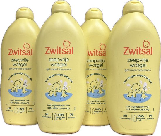 Zwitsal zeepvrije wasgel - 4 x 700 ml van Zwitsal