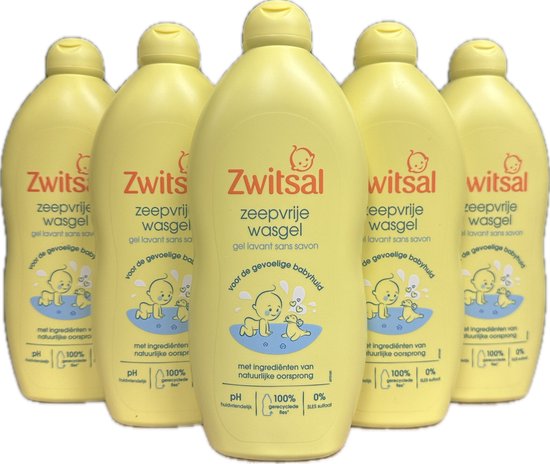 Zwitsal zeepvrije wasgel - 5 x 700 ml van Zwitsal