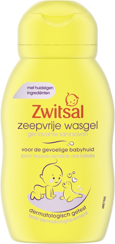 Zwitsal - Zeepvrije Wasgel - 75ml - Mini Reis Verpakking van Zwitsal