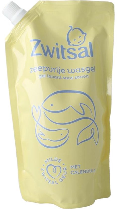 Zwitsal Zeepvrije Wasgel Navul (500 ml)